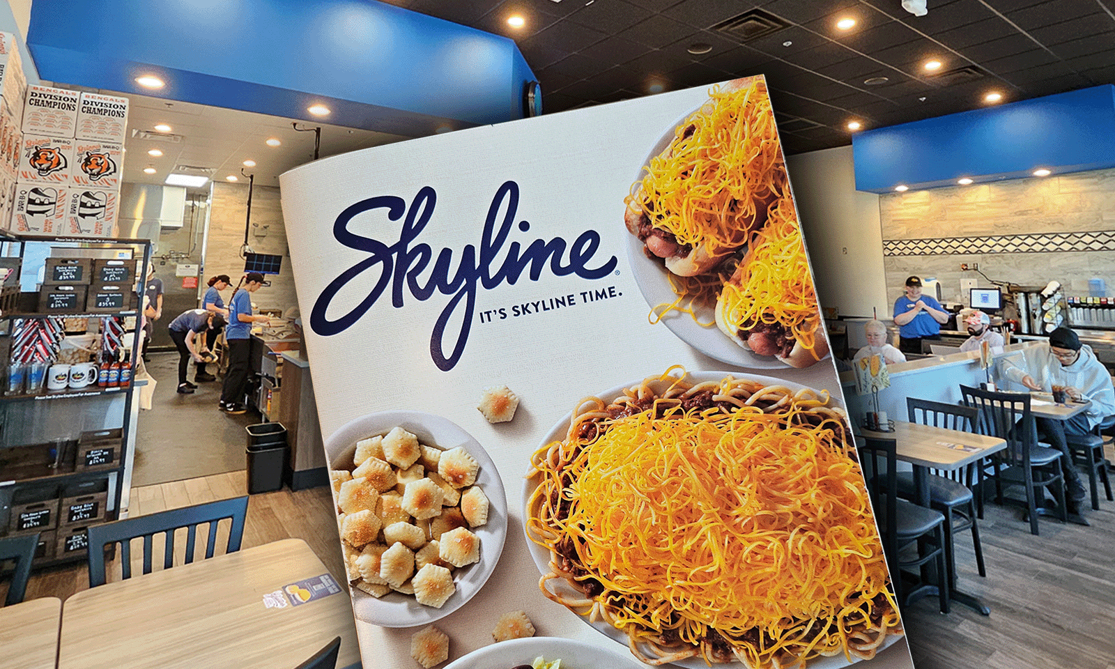 Skyline chili restaurant with menu